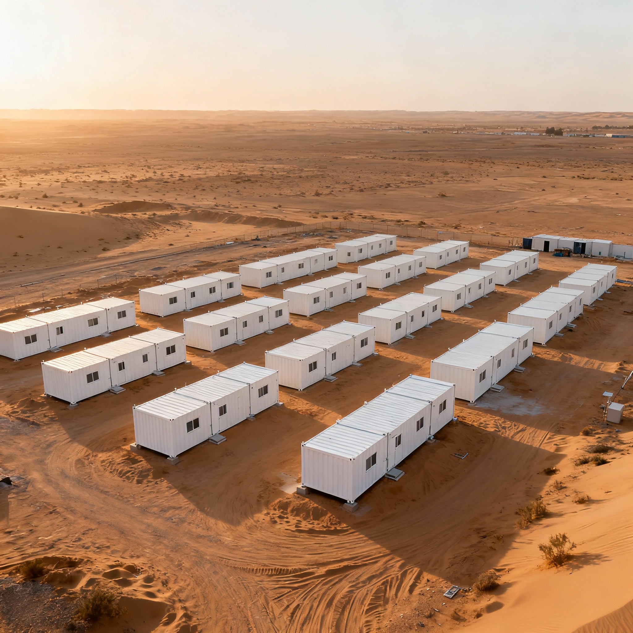 Flexible modular housing units for remote operations